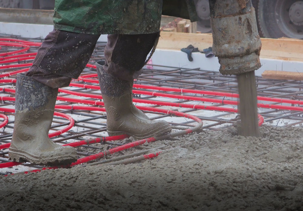 Concrete pump in London