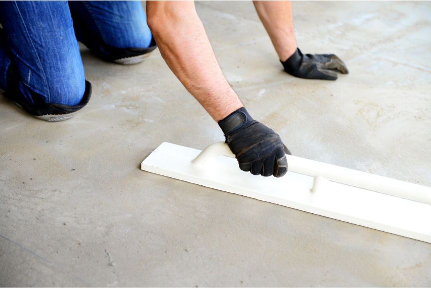 Concrete flooring