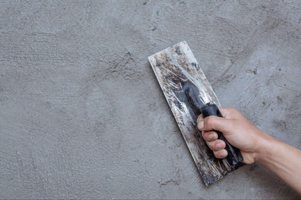 levelling concrete on floor